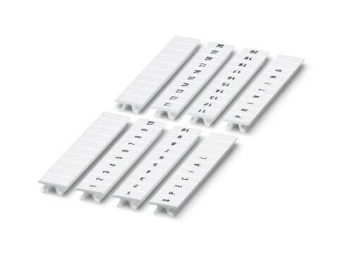 PHOENIX CONTACT Terminal Block Markers ZB 5,08,LGS:L1-N,PE MARKER STRIP, L1/L2/L3/N/PE, 5.08MM, WHT PHOENIX CONTACT 3242944 ZB 5,08,LGS:L1-N,PE