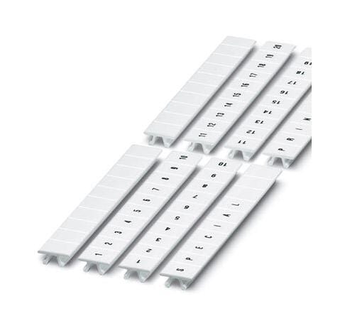 PHOENIX CONTACT Terminal Block Markers ZB 8,LGS:1-9 MARKER STRIP, 1 TO 9, 8.2MM, WHITE, TB PHOENIX CONTACT 3242968 ZB 8,LGS:1-9