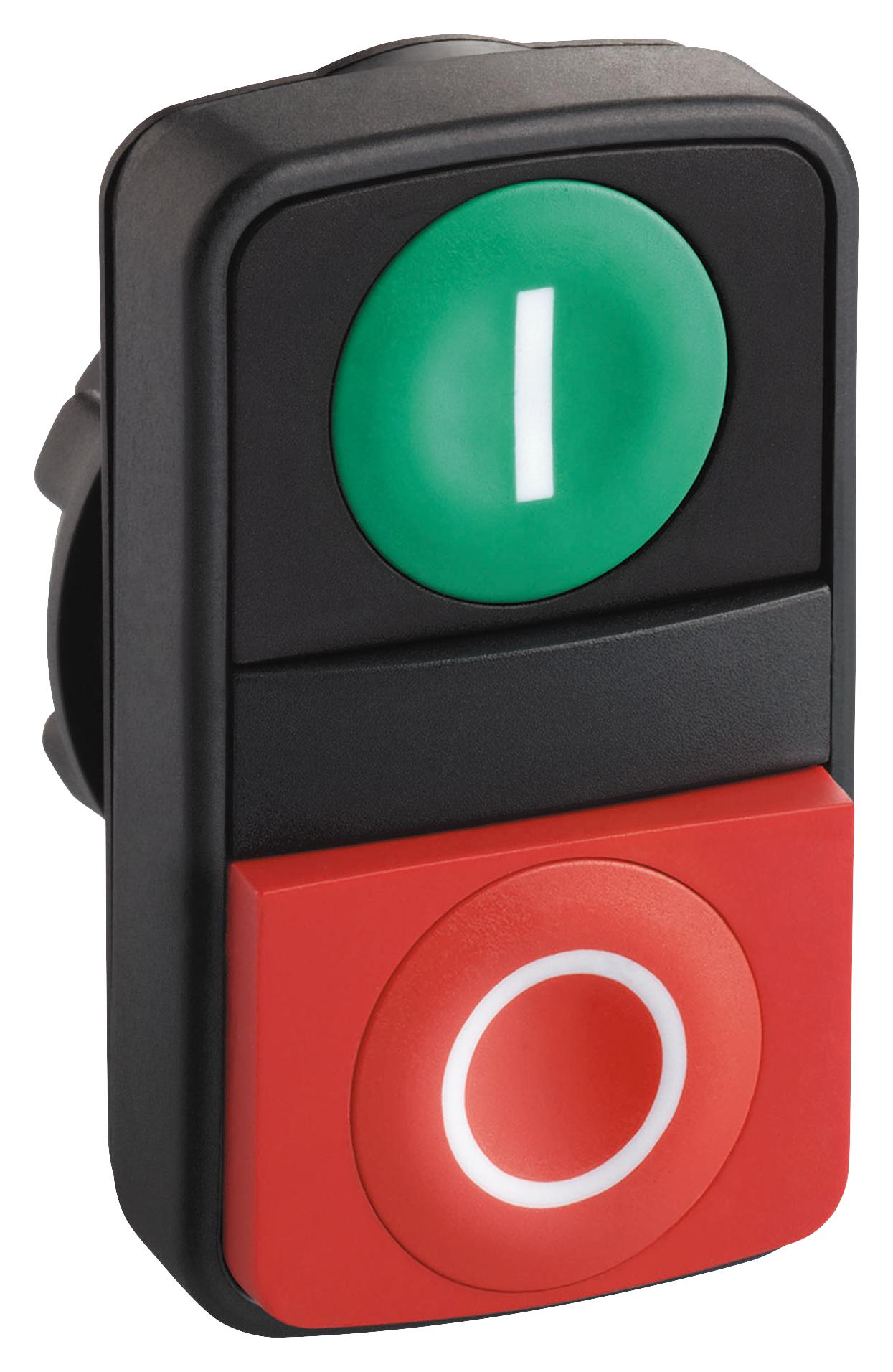 SCHNEIDER ELECTRIC Actuators ZB5AL7341 SW OPERATOR, NON ILLUMINATED, PB-GRN/RED SCHNEIDER ELECTRIC 2614743 ZB5AL7341