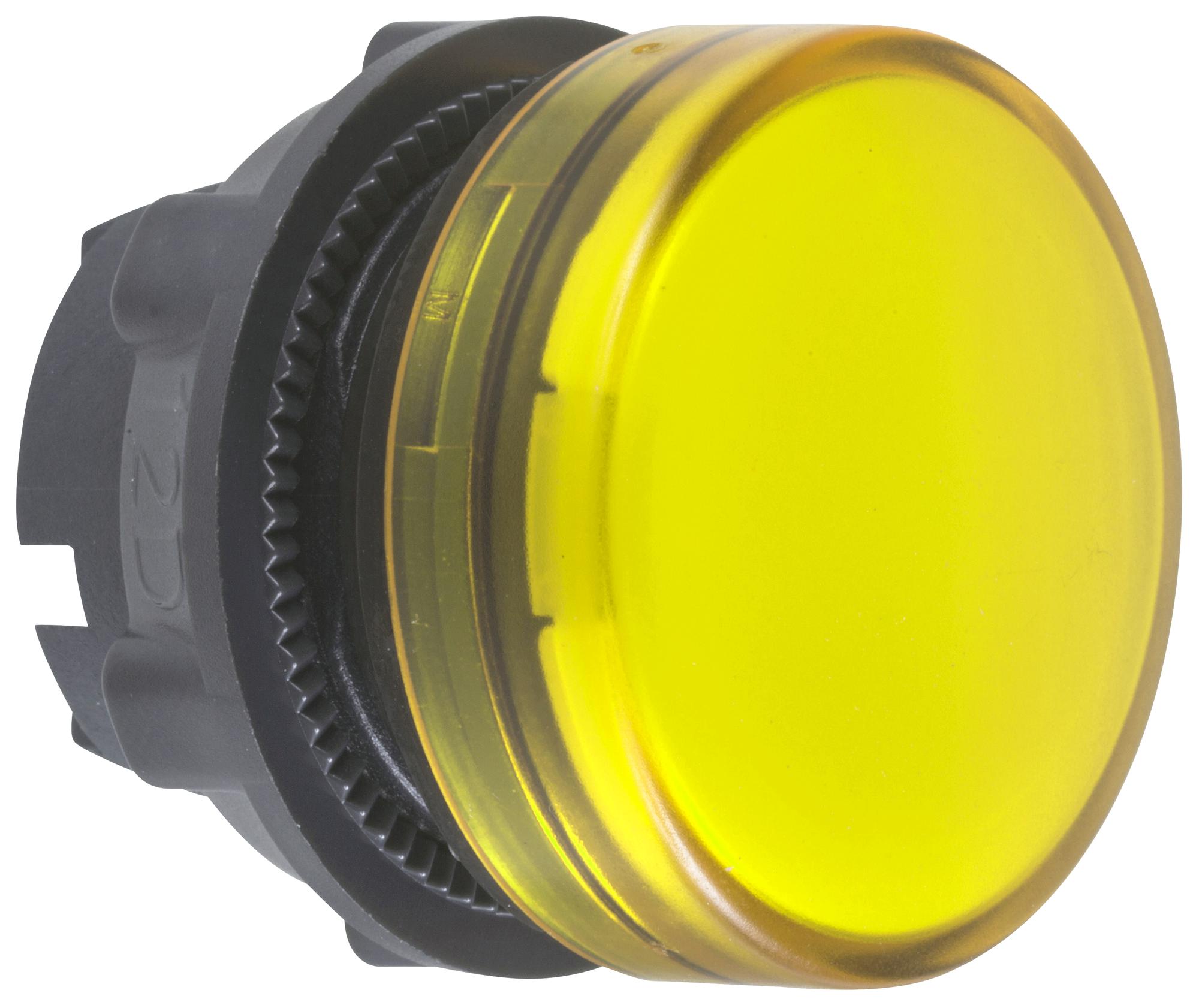 SCHNEIDER ELECTRIC Indicator Lenses ZB5AV083E INDICATOR LENS, YELLOW, ROUND, 22MM SCHNEIDER ELECTRIC 3215229 ZB5AV083E