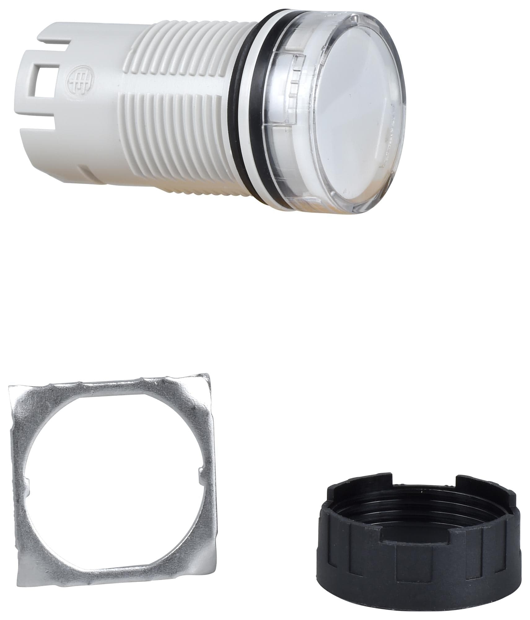 SCHNEIDER ELECTRIC Indicator Lenses ZB6AV1 PILOT LIGHT HEAD, WHITE, ROUND, 16MM SCHNEIDER ELECTRIC 3115356 ZB6AV1