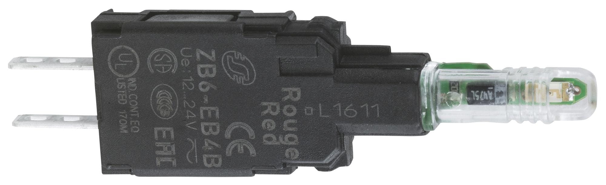 SCHNEIDER ELECTRIC Contact Blocks ZB6EG5B LIGHT BLOCK, YELLOW, QUICK CONNECT SCHNEIDER ELECTRIC 3215081 ZB6EG5B