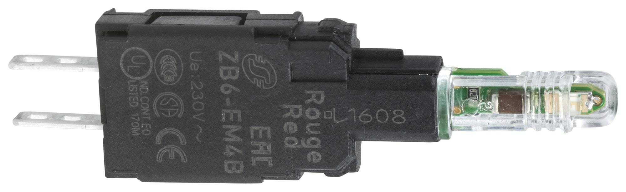 SCHNEIDER ELECTRIC Contact Blocks ZB6EM8B LIGHT BLOCK, ORANGE, QUICK CONNECT SCHNEIDER ELECTRIC 3215082 ZB6EM8B