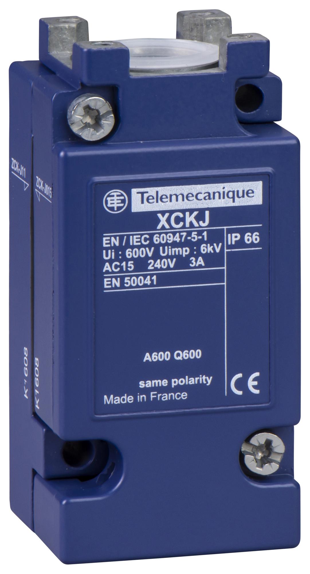 SCHNEIDER ELECTRIC Bodies ZCKJ41 LIMIT SWITCH BODY, DPDT, SCREW CLAMP SCHNEIDER ELECTRIC 3114649 ZCKJ41