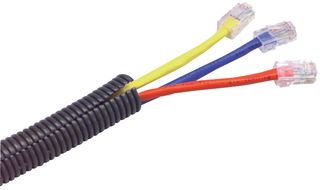 1445 - TUBING, SPLIT LOOM, 18.771MM, BLACK, 50FT - MULTICOMP PRO