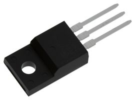 FQPF3N80C - Power MOSFET, N Channel, 800 V, 3 A, 4 ohm, TO-220F, Through Hole - ONSEMI