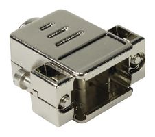 09 67 050 0443 - D Sub Backshell, DD, 180°, Metallised Thermoplastic Body - HARTING