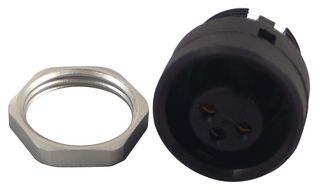 09 0978 00 03 - Circular Connector, 710 Series, Panel Mount Receptacle, 3 Contacts, Solder Socket - BINDER