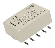 TQ2SA-L2-12V - Signal Relay, 12 VDC, DPDT, 2 A, TQ, Surface Mount, Latching Dual Coil - PANASONIC