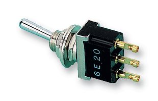 FTD0904 - Toggle Switch, On-On, SPDT, Non Illuminated, F, Panel Mount, 6 A - TE CONNECTIVITY