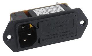 6VM4 - POWER ENTRY MODULE, PLUG, 6A - CORCOM - TE CONNECTIVITY