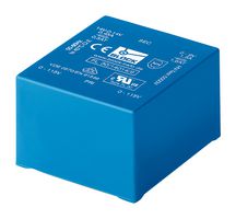 FL30/15 - PCB Transformer, UI 39 x 21, Encapsulated Safety Isolating, 2 x 115V, 2 x 15V, 30 VA, 50Hz / 60Hz - BLOCK