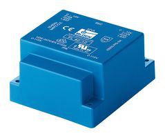 FL42/9 - PCB Transformer, UI 48 x 17, Encapsulated Safety Isolating, 2 x 115V, 2 x 9V, 42 VA, 50Hz / 60Hz - BLOCK