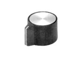 PKJ70B1/4 - STRAIGHT KNURL BAR POINTER KNOB, 6.35MM - ALCOSWITCH - TE CONNECTIVITY