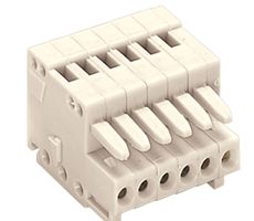 0733-0108 - TERMINAL BLOCK PLUGGABLE, 8 POSITION, 28-20AWG - WAGO