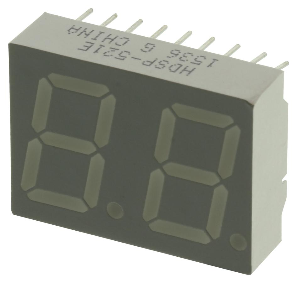 HDSP-521E LED DISPLAY, DUAL, 0.56", HE-RED BROADCOM