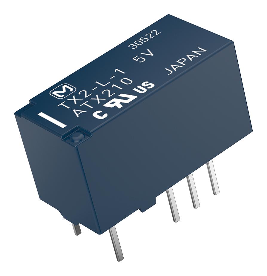 TX2-5V RELAY, SIGNAL, DPDT, 30VDC, 2A PANASONIC