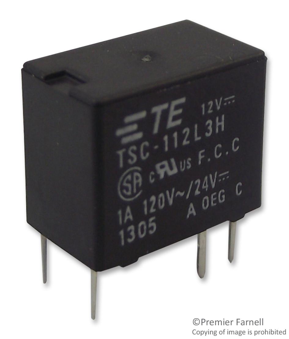 TSC-112L3H RELAY, SIGNAL, SPDT, 120VAC, 24VDC, 1A OEG - TE CONNECTIVITY