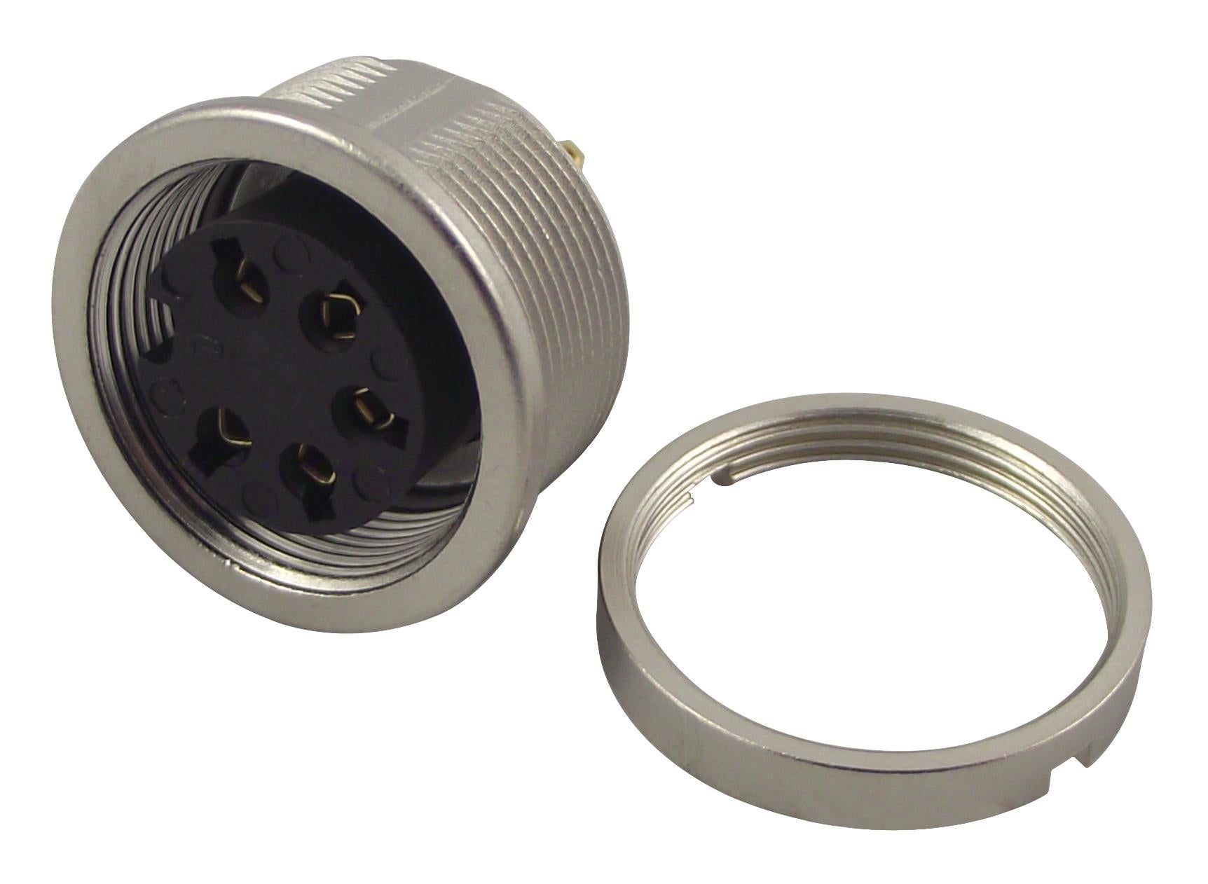 KFV 50/6 SOCKET, DIN, PANEL, 5WAY LUMBERG