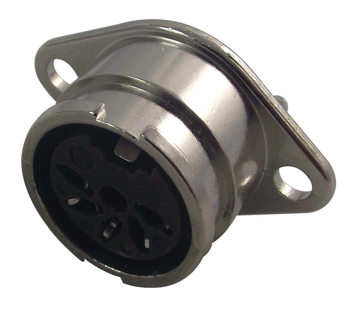 71206-051/0801 SOCKET, DIN, 180, 5PIN PREHKEYTEC