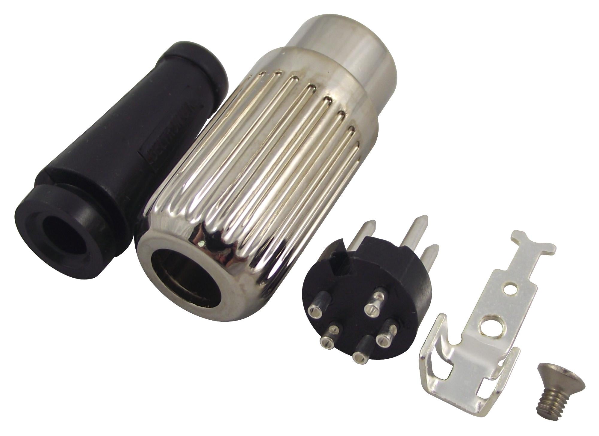 610-0510 PLUG, DIN, SCREENED, 240DEG, 5POLE DELTRON COMPONENTS