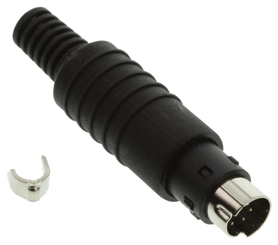 MP-371-S8 PLUG, MINI-DIN, FREE, 8WAY LUMBERG