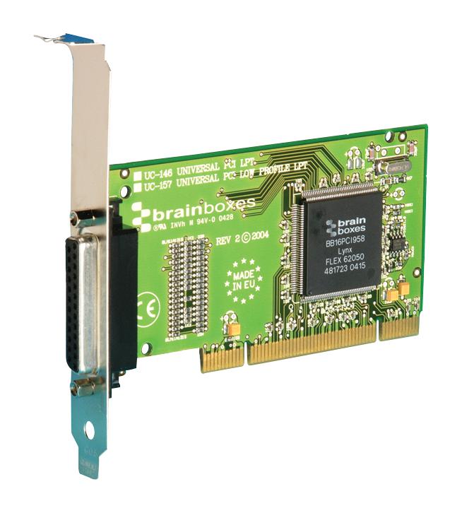 UC-146 CARD, UNIVERSAL, PCI, LPT BRAINBOXES