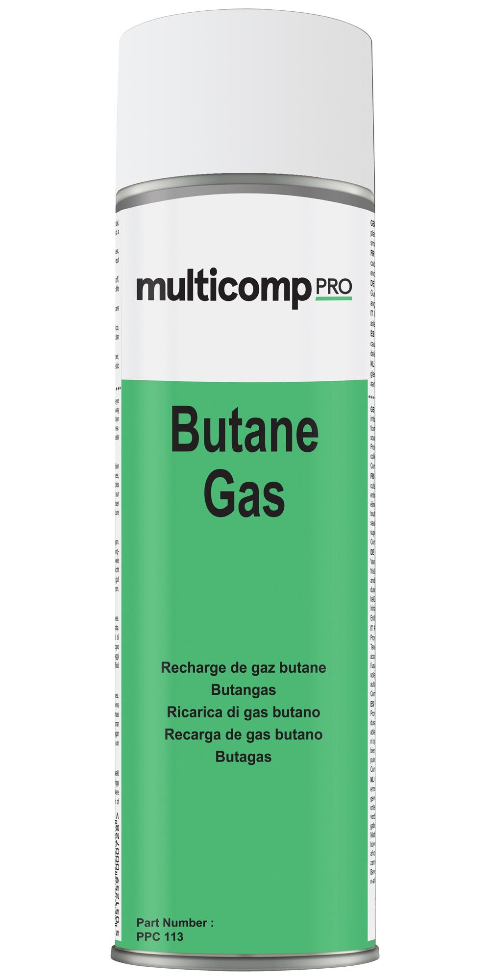 PPC113 GAS, BUTANE, AEROSOL, 200ML MULTICOMP PRO