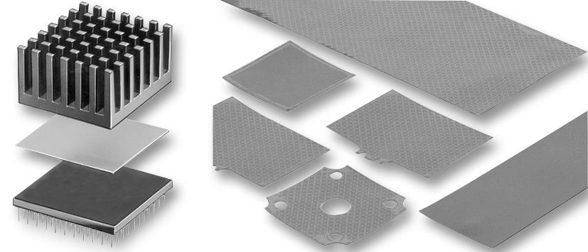 WLFT 404 46 X 46 THERMALLY CONDUCTIVE FOIL, ADHESIVE FISCHER ELEKTRONIK