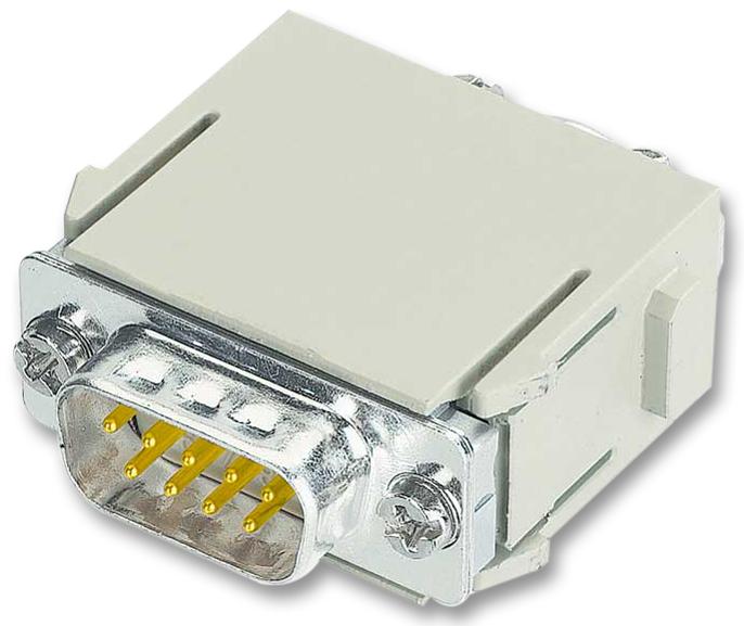 09 14 009 3001 MODULE, D SUB, MALE HARTING