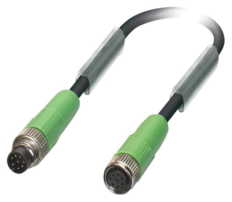 1404134 SENSOR CORD, 8P, M8 PLUG-M8 RCPT, 0.6M PHOENIX CONTACT