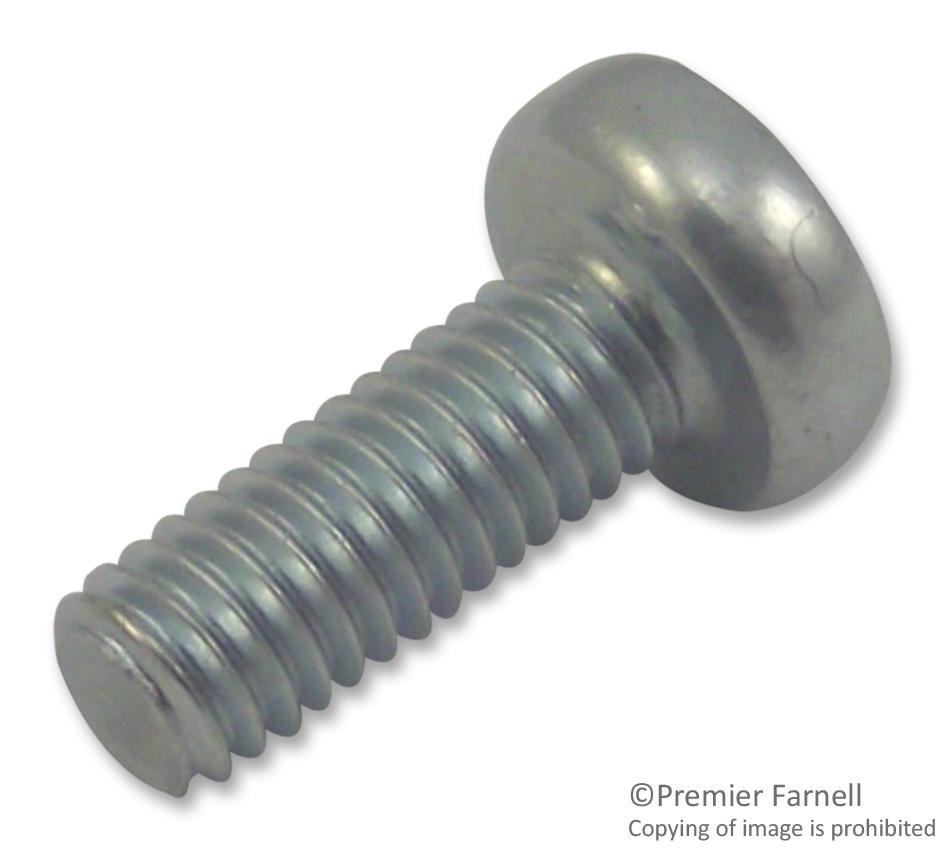 M3 8 PRSTMC Z100 SCREW, STEEL, BZP, 8MM, M3, PK100 TR FASTENINGS