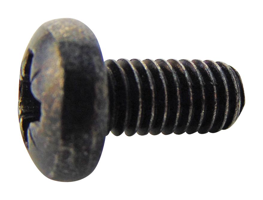 M616 PRSTMCB100- SCREW, POZI PAN, STEEL, BLK, M6X16,PK100 TR FASTENINGS