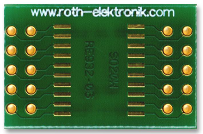 RE932-06 ADAPTOR, SMD, SO-20W, 1.27MM ROTH ELEKTRONIK