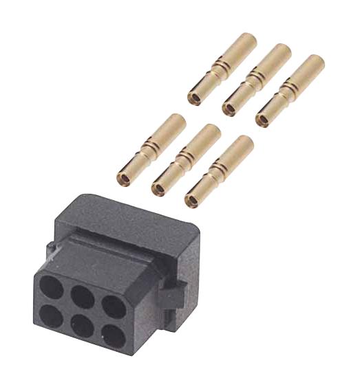 M80-8880605 CONNECTOR, CRIMP, 6WAY HARWIN