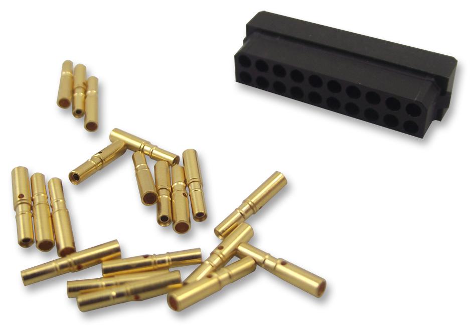 M80-8882005 WIRE-BOARD CONNECTOR, RCPT, 20WAY, 2MM HARWIN