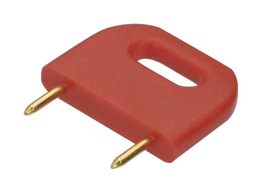 D3087-99 PLUG, SHORTING, 0.25", RED HARWIN