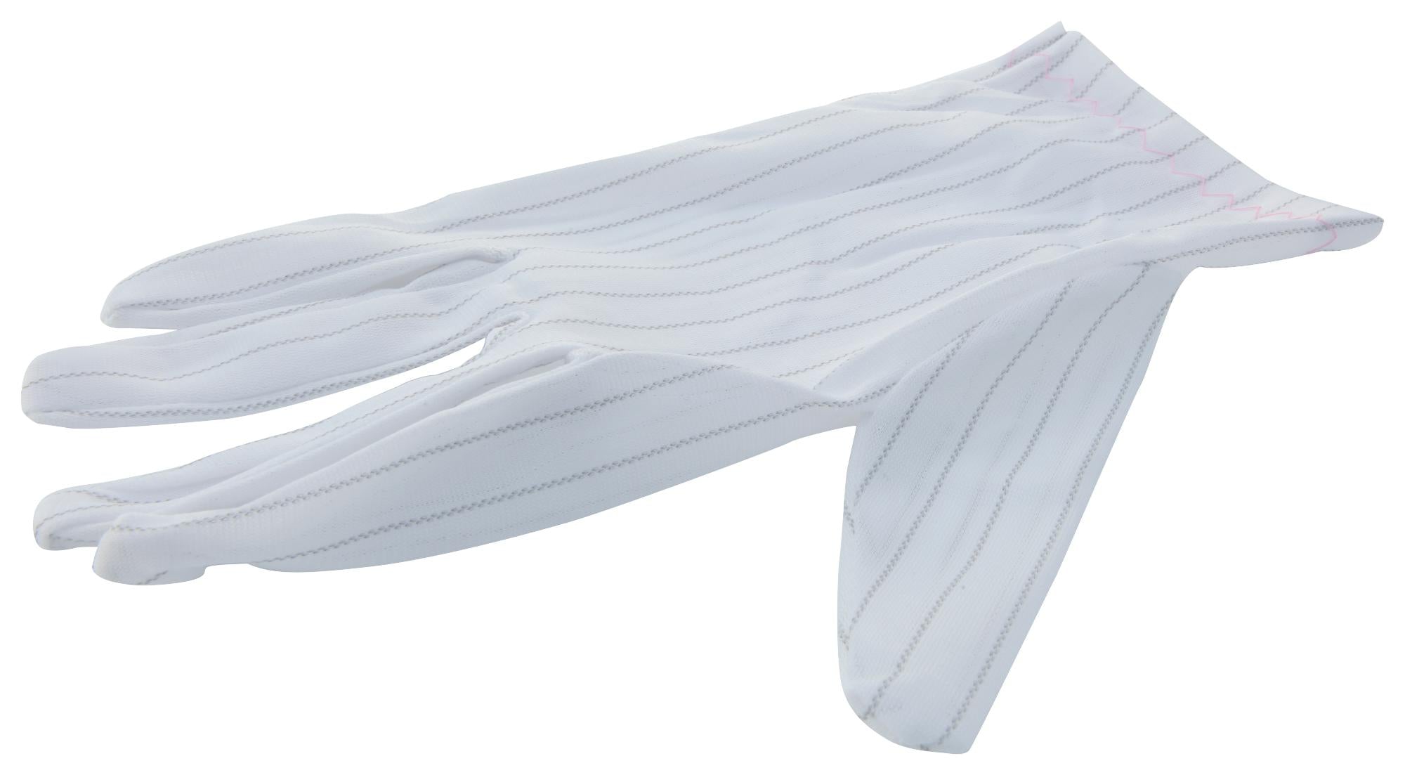 509-0002 GLOVES, ESD, MEDIUM, WHITE, PK10 MULTICOMP
