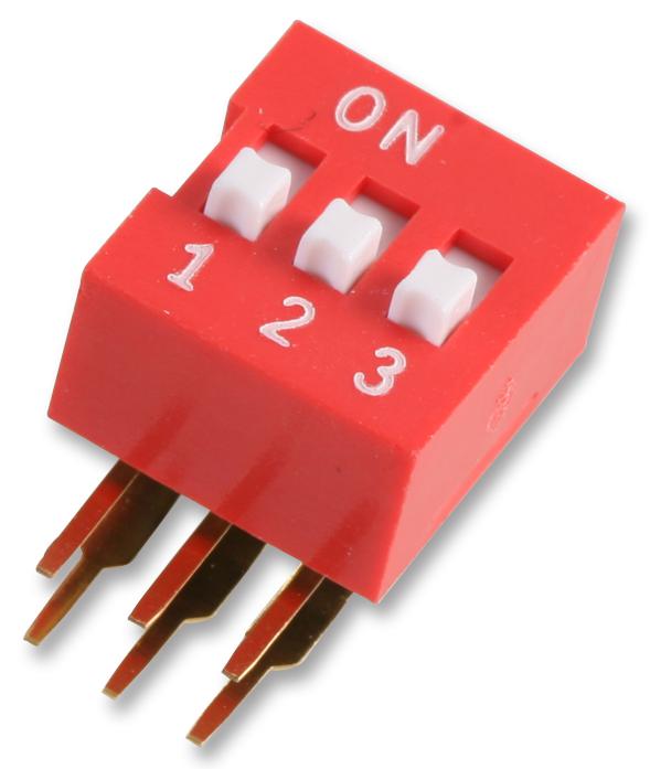 MCNDA-03V DIP SWITCH, 3POS, SPST-NO, SLIDE, TH MULTICOMP PRO