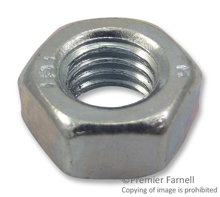 M8-HFST-Z50- NUT, STEEL, ZINC PLATED, M8, BX50, PK50 TR FASTENINGS
