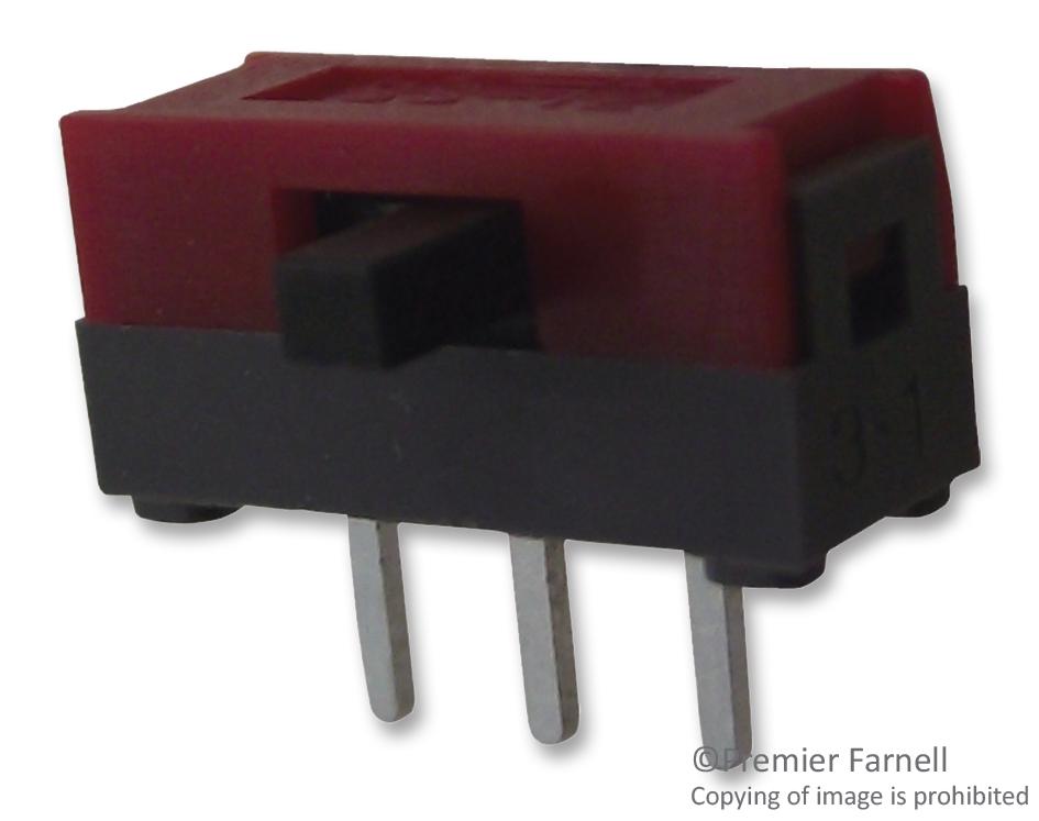 SS12SDH2 SWITCH, SPDT, R/A, 0.1A, 30VDC, THT NKK SWITCHES