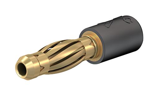 24.0106-4 ADAPTOR, TEST, 4MM PLG-2MM SKT, BLK STAUBLI