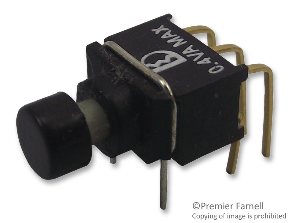 P8UD8WR2C2M6RES SWITCH, PUSH BUTTON, R/A, DPDT, ON-MOM MULTICOMP PRO