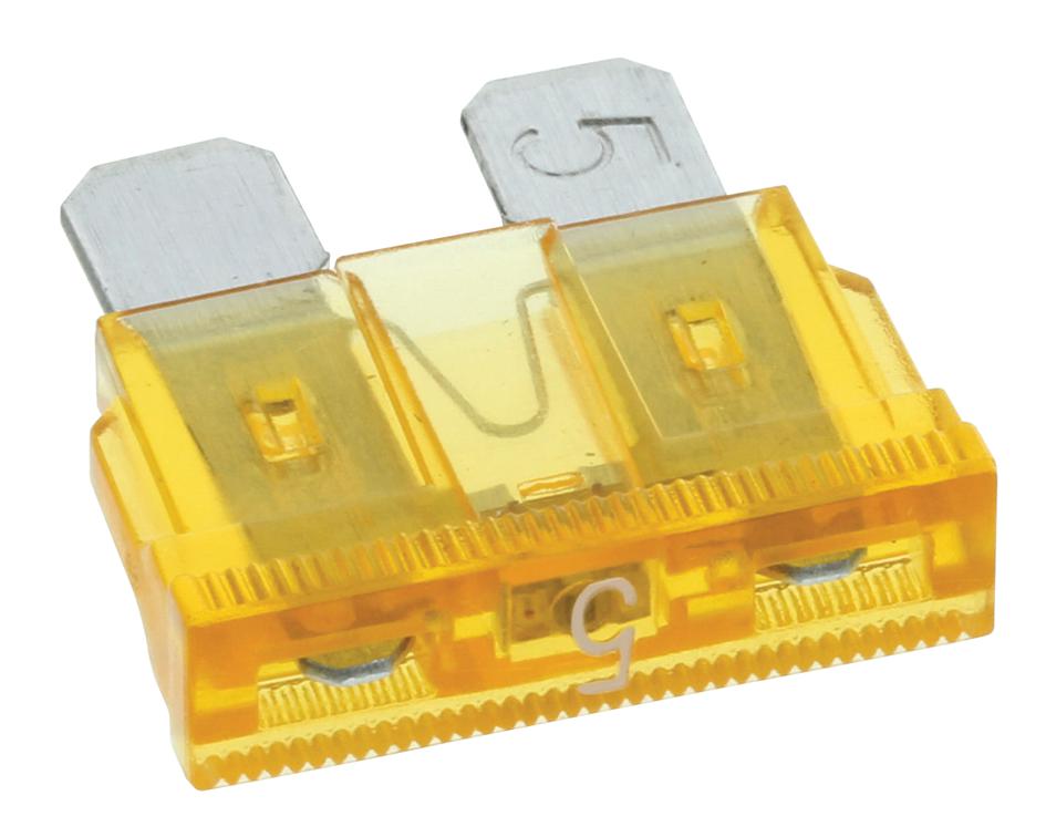 MCATP-L-E 5A FUSE, AUTOMOTIVE, ATO, 5A, WITH LED MULTICOMP PRO