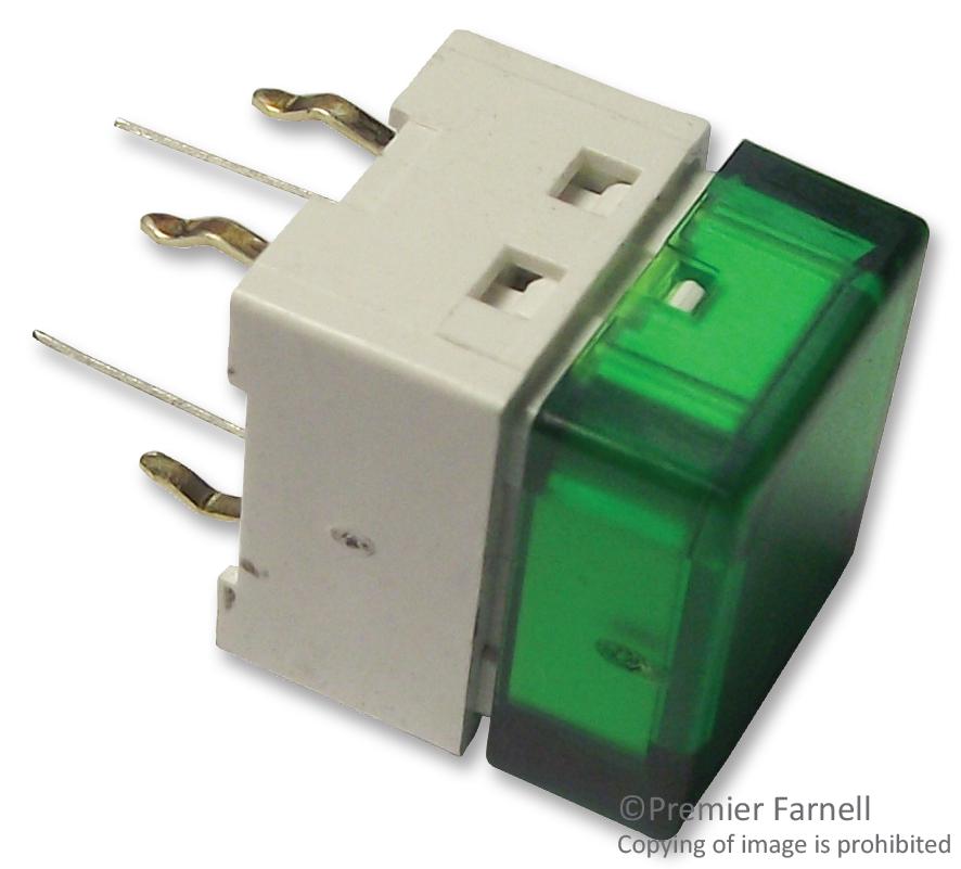 B3W-9000-G1G SWITCH, ILLUMINATED, PCB, GREEN OMRON