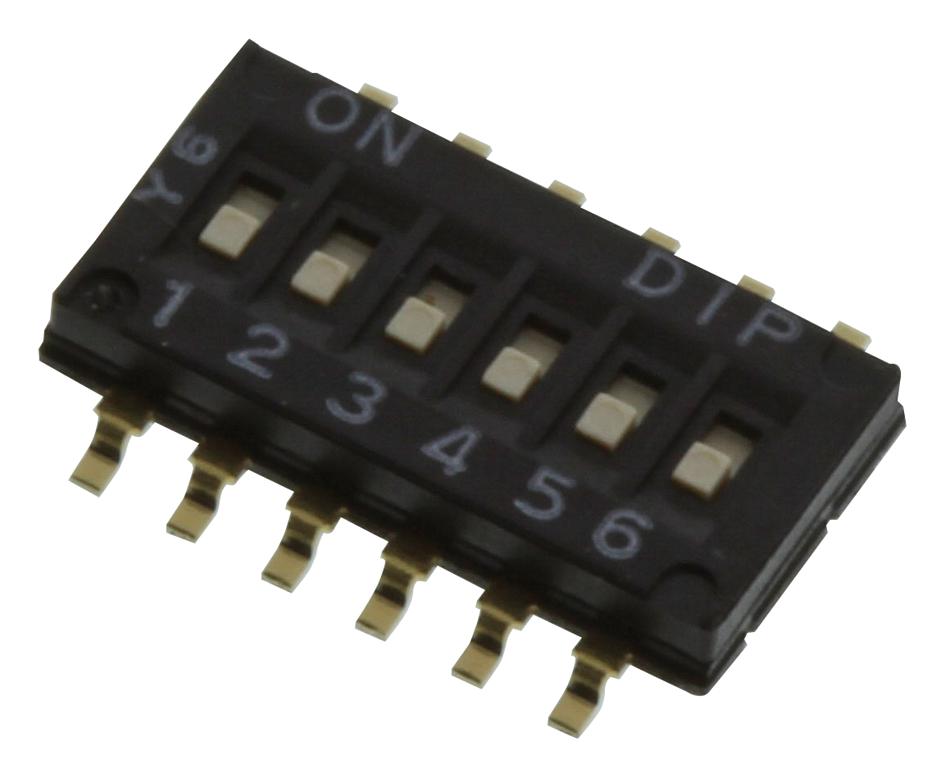 MCDHN-06F-V SWITCH, DIP, SMD, 6 WAY MULTICOMP PRO