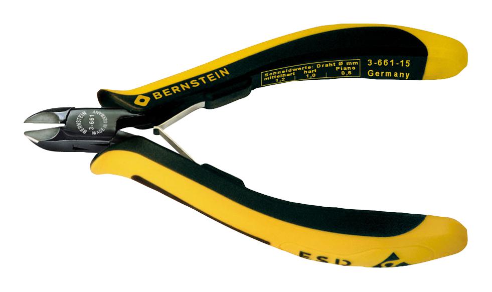 3-661-15 SIDE CUTTERS WITH HARD METAL INSERT BERNSTEIN WERKZEUGFABRIK