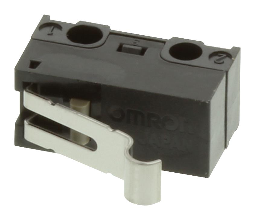 D2F-01L3 MICROSWITCH, SIM ROLLER, SPDT, 30V, 0.1A OMRON