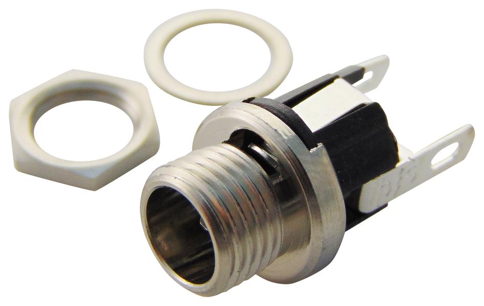 712A DC POWER JACK, 2.5MM, 12VDC, 5A, SOLDER SWITCHCRAFT/CONXALL