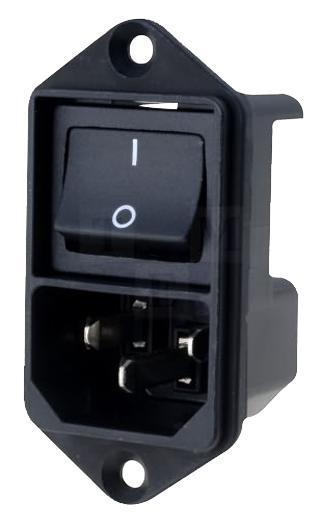 4302.2001 CONNECTOR. IEC, SWITCHED SCHURTER